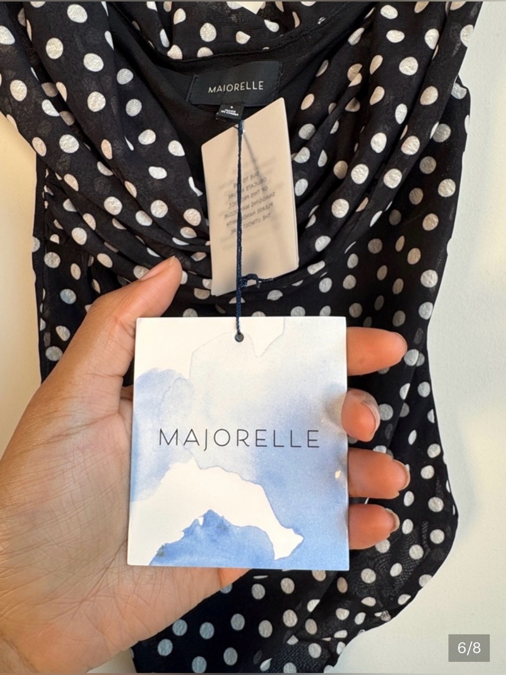 Thea Bodysuit in Black Polka Dot
MAJORELLE - Picture 6 of 6